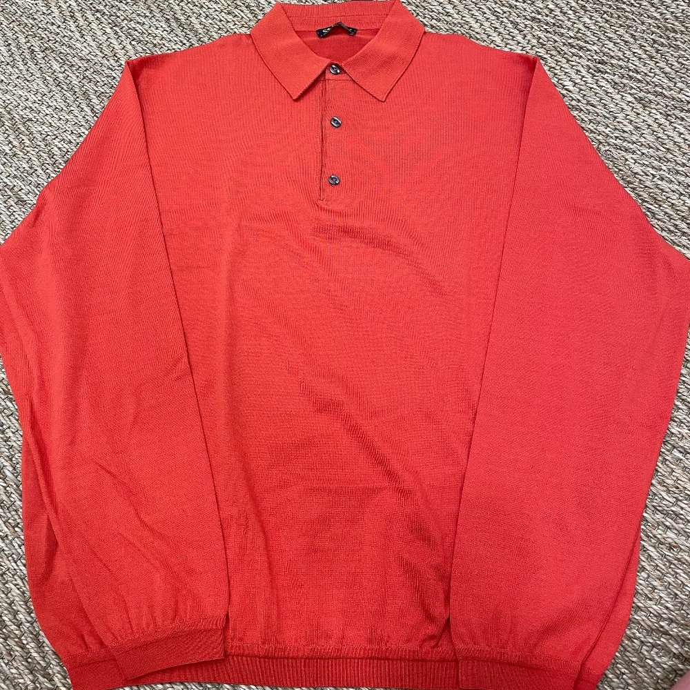 St. Croix Long Sleeve 3-Button Polo